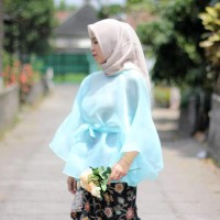 KEBAYA NEW ORGANZA BATWING HITZ PITA ZAZKIA MINT