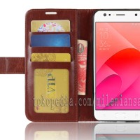 Flipcase Book Leather Flip Case Cover Casing Asus Zenfone 4 Selfie Pro