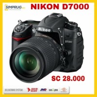 Nikon D7000 DSLR SC Rendah Lensa KIT Nikkon BANYAK BONUS !!!