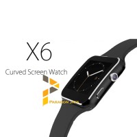 Smart Watch X6 - Smartwatch Jam Tangan Pintar Sim Card A1 Gen 2 Hitam