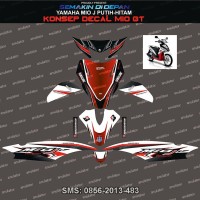 Stiker Striping Yamaha mio J konsep GT Spec B