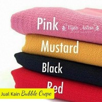 Kain Meteran Bubble Crepe bahan Jilbab Hijab Khimar Pashmina Kerudung