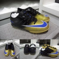 Sepatu Futsal anak Nike Mercurial Superfly CR7 TF Black Gold
