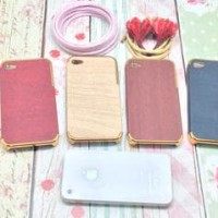Wood Golden Casing | Case | Sarung Hp | Pelindung Hp | Skin Hp | For