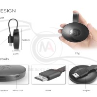 Google Chromecast 2 G1 Wireless WiFi HDMI Display Receive By: MS Store