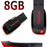 Flashdisk SanDisk Cruzer Blade 8GB USB Flash Drive Cz50 ORIGINAL K-037