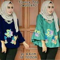 kupu kupu butterfly tunik unik baju pesta blouse muslim xl jumbo big