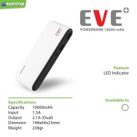 POWERBANK HIPPO EVE 10000mAh / POWER BANK 10000 mAh / 2 USB / 2USB
