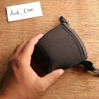 pouch sarung kantong tempat lensa fix kit canon nikon sony Fujifilm
