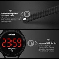 TERMURAH! SKMEI JAM TANGAN WANITA LED TOUCH LAYAR SENTUH DIGITAL -
