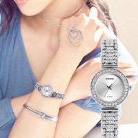 SKMEI Jam Tangan Wanita Elegan 1224C SILVER Fashion Wat Diskon
