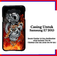 Casing Samsung E7 2015 tiger z3 api Custom Hardcase Cover
