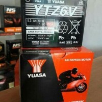 Aki motor Honda Beat ISS YTZ6V Yuasa Aki Kering