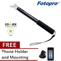 Tongsis Monopod Fotopro QP-902 Untuk HP, Action Camera, Camera - Black