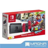 Jual Nintendo Switch Console - Super Mario Odyssey Red Edition Murah