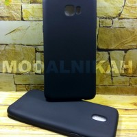 CASE MATTE SAMSUNG C7 PRO /Soft Black Anti Minyak