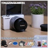 Kamera Canon EOS M10 Kit 15-45mm, Free 8 items
