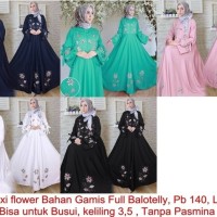 gamis baju muslim pesta mewah dress maxi longdress xxl xl jumbo busui