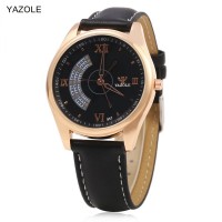 Yazole 337 Jam Tangan Pria Original Business Quartz Watche Berkualitas