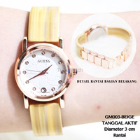 Jam Tangan Pria Wanita Jam Tangan Grosir Wanita Guess Diameter Kecil