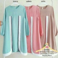 Promo Pakaian baju pesta wanita DELA TUNIK KOSHIBO CREPE