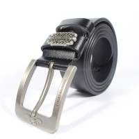 GESPER IKAT PINGGANG KULIT PRIA SELAPIS / HARLEY DAVIDSON HD3 BLACK