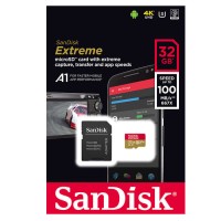 Micro SD SanDisk 32 GB A1 EXTREME 100MBPS CLASS 10 | Memory Card 32GB