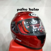 (Sale) HELM KYT RC 7 RC SEVEN SOLID MERAH MARUN FULL FACE RC7