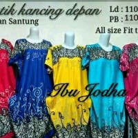Jual daster klok jodha baju tidur batik dress motif Bali Murah