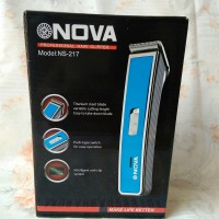 Alat Cukur Rambut / Kumis / Jenggot Nova NS-217 Recharge Murah