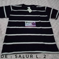 Kaos anak katun murmer motif salur