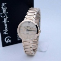 JAM TANGAN WANITA ALEXANDRE CHRISTIE AC2596 ORIGINAL SOFT GOLD
