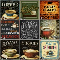 Jual hiasan dinding kayu poster vinatage wall decor dekorasi cafe coffee Murah