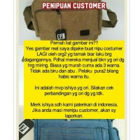 MCN9 Tas selempang kanvas pria ISHIYA MVP ORIGINAL 100