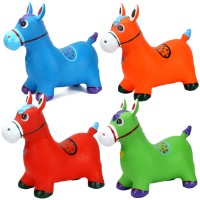 Mainan Kuda Musik Anak Jumping Animal Kualitas Karet Bagus