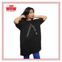 A9639 Tokowow - Alexa Band - Baju Capital A Black