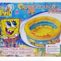 Terlaris Mainan Anak KOLAM SPONGEBOB 130CM KOLAM RENANG ANAK