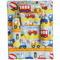 Paket Selimut, Bantal Peang, Bantal Biasa Dan Guling Mobil Warna Warni