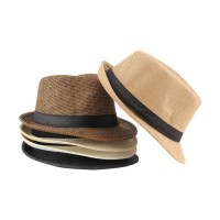 Jual Terlaris Topi fedora jerami polos dewasa kualitas import impor Murah