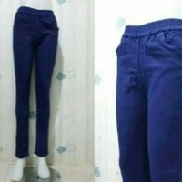 Celana Panjang Jeans Wanita BIG SIZE-JUMBO SIZE bahan karet