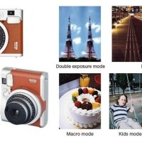 Kamera Fujifilm Instax Polaroid Mini 90 Neo Classic (Brown) kamera ,