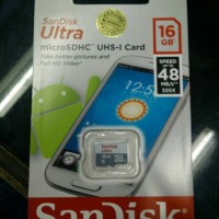 NEW Memory Card MicroSD Sandisk 16GB Class 10 ASP192