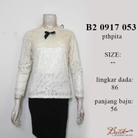 Blus broklat lpj casual/fashion wanita terbaru/baju cantik/ b20917053