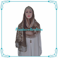Kerudung Jilbab Pashmina Rajut Instan