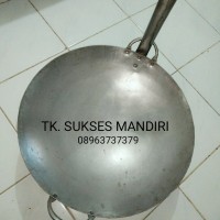 - KUALI BAJA BESAR PUTI 40 cm kuwali kwali wajan penggorengan goreng