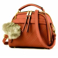 Quincy Label - Tas Pom - Pom Import / Women Fashion Bag - Brown