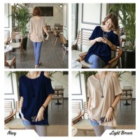 Baju Atasan Meghan/baju wanita jumbo/ baju wanita big size/ kaos jumbo