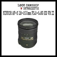 LENSA KAMERA DSLR NIKON NIKKOR AF-S 18-200mm 18-200 F3.5-5.6G ED VR II