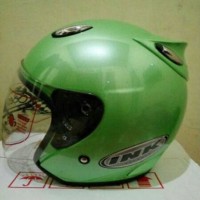 Helm Ink Centro hijau apel replika Bukan Kyt Mds Bogo Retro
