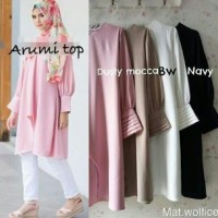 Busana wanita Murah Baju Atasan Wanita Baju Muslim Blus Muslim Tunik